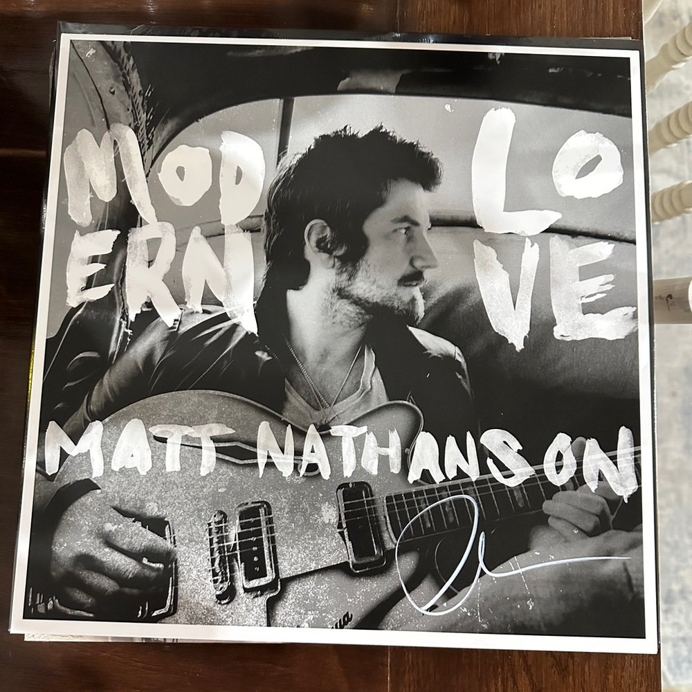 Autographed Matt Nathanson Modern Love Insert